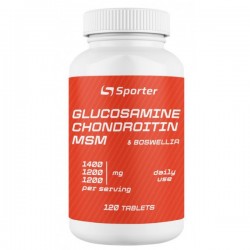 Glucosamine Chondroitin MSM, Sporter, 120 таблеток