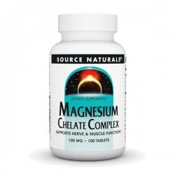 Magnesium Chelate Complex, Source Naturals, 100 таблеток