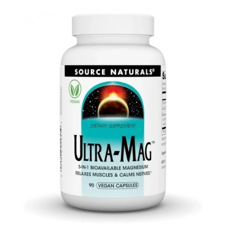 Ultra-Mag, Source Naturals, 90 вег. капсул