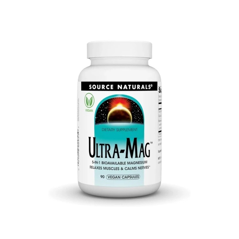 Ultra-Mag, Source Naturals, 90 вег. капсул