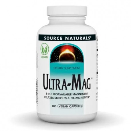 Ultra-Mag, Source Naturals, 180 вег. капсул