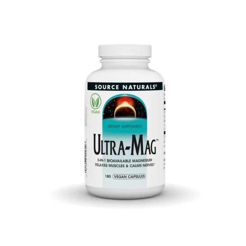 Ultra-Mag, Source Naturals, 180 вег. капсул
