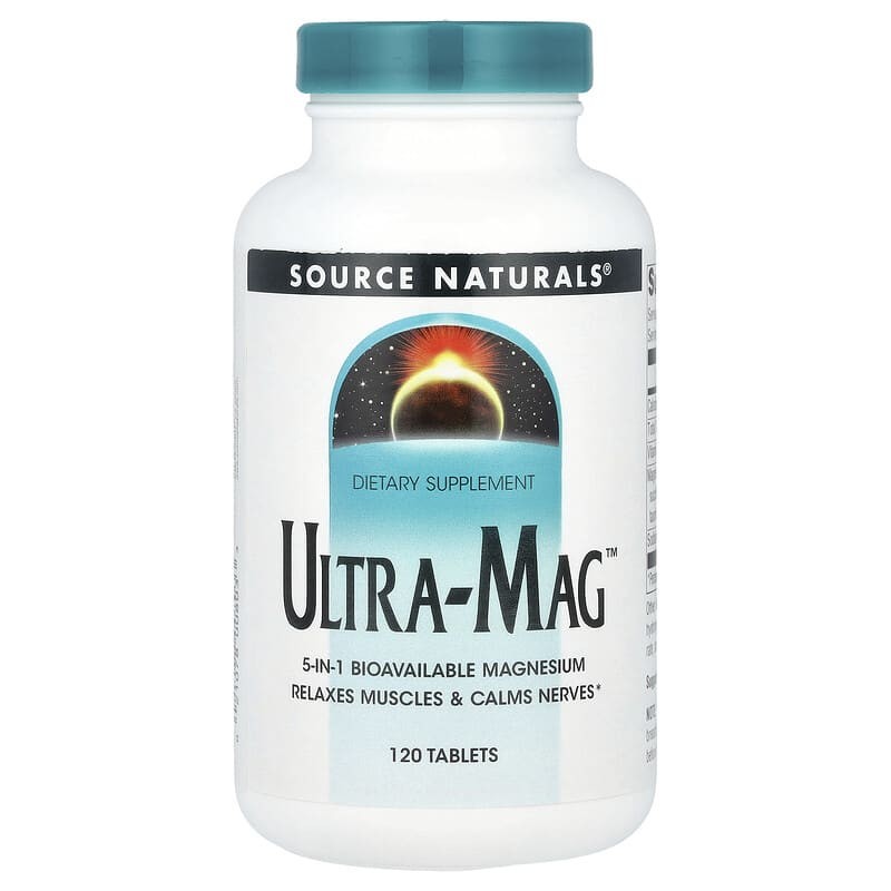 Ultra-Mag, Source Naturals, 120 таблеток