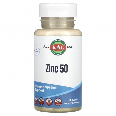 Zinc 50, KAL, 60 таблеток