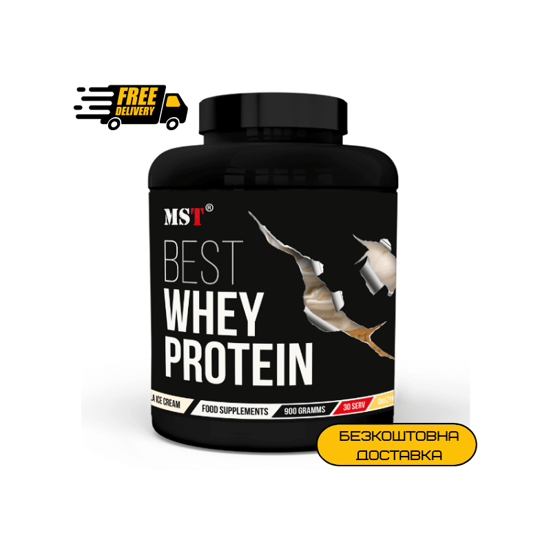 Best Whey Protein + Enzyme, MST, 900 г