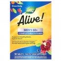Men's 50+ Multivitamin, Alive!, Natue's Way, 50 таблеток