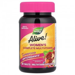 Women's Complete Multivitamin, Alive!, Nature's Way, 50 таблеток