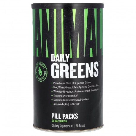 Animal Greens, Universal Nutrition, 30 пакетов