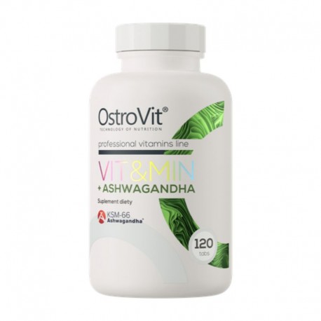 Vit&min + Ashwagandha, Ostrovit, 120 таблеток