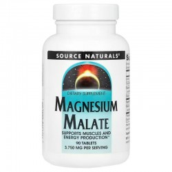 Magnesium Malate, Source Naturals, 90 таблеток