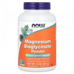 Magnesium Bisglycinate Powder, Now Foods, 227 г