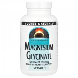 Magnesium Glycinate, Source Naturals, 120 таблеток