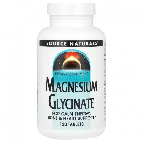 Magnesium Glycinate, Source Naturals, 120 таблеток