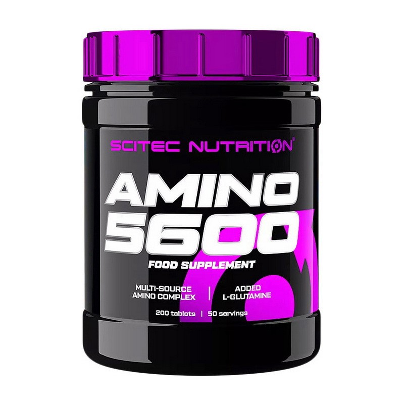 Аминокислоты, Amino 5600, Scitec Nutrition, 200 таблеток