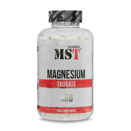 Magnesium Taurate + B6, MST, 120 капсул