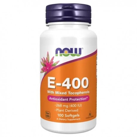 E-400, Now Foods, 100 капсул