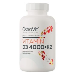 Vitamin D3 4000+K2, Ostrovit, 100 таблеток