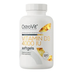 Vitamin D3 4000 IU, Ostrovit, 120 капсул