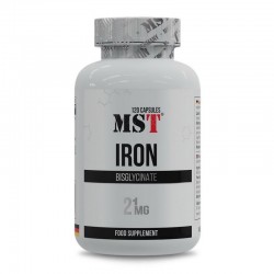 Iron Bisglycinate, MST, 21 мг, 60 капсул