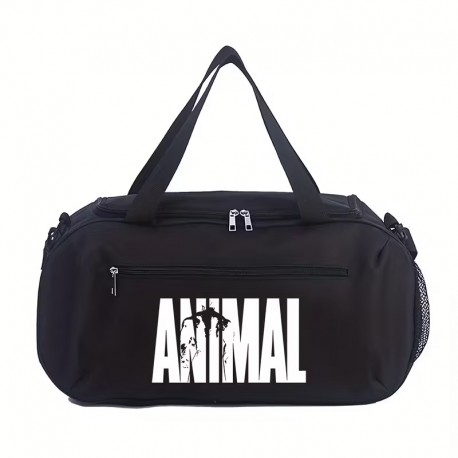 Сумка спортивная, Animal, черная