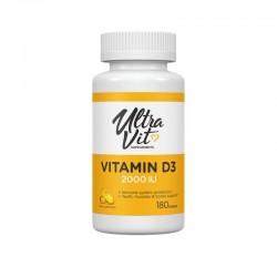 Vitamin D3, Ultravit, 2000 IU, 180 капсул