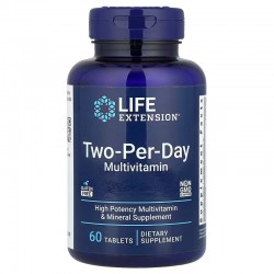 Two-Per-Day, Life Extension, 60 таблеток