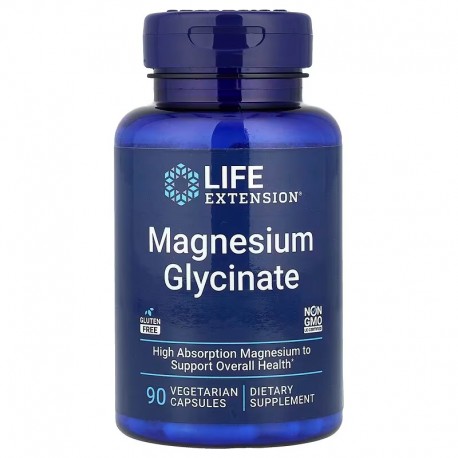 Magnesium Glycinate, Life Extension, 90 капсул