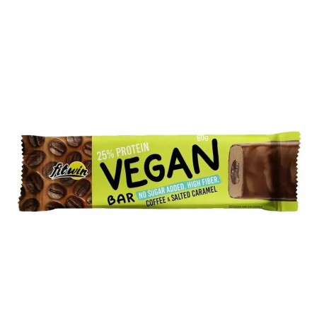 Протеиновый батончик Vegan Bar 25%, FitWin, фисташка-малина, 60 г