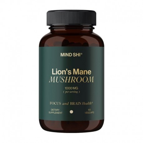 Lion's Mane Mushroom, Mind Shi, 60 капсул