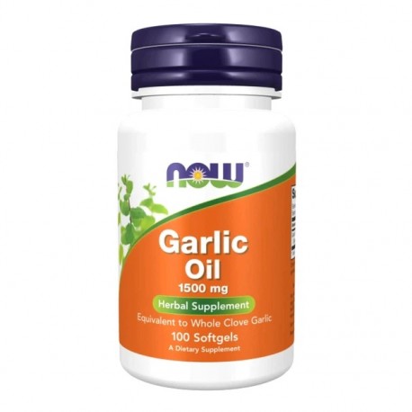 Garlic Oil, Now Foods, 1500 мг, 100 капсул