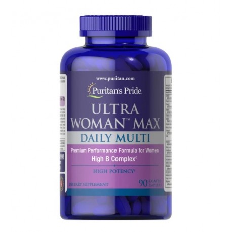 Ultra Woman Max Daily Multi, Puritans Pride, 90 капсул