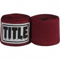Бинты для бокса TITLE Boxing Select 180" Semi Elastic Mexican Maroon (4.5м.)