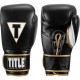 Боксерские перчатки TITLE Boxeo Mexican Leather Quatro Black/White 12 oz