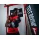 Боксерские перчатки TITLE Boxing Dynamic Strike Black/Red 14 oz