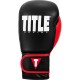 Боксерские перчатки TITLE Boxing Dynamic Strike Black/Red 16 oz