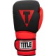 Боксерские перчатки TITLE Boxing Guts and Glory Black/Red S 10 oz
