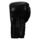 Боксерские перчатки TITLE Boxing Ko-Vert Black 12 oz