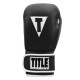 Боксерские перчатки TITLE Boxing Pro Style Leather Gloves 3.0 Black/White 14 oz