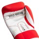 Боксерские перчатки TITLE Boxing Pro Style Leather Gloves 3.0 Red/White 12 oz