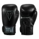 Боксерские перчатки TITLE Boxing Vegan Gloves Black 8 oz