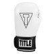 Боксерские перчатки TITLE Boxing Vegan Gloves White/Black 8 oz