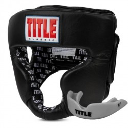 Боксерский шлем TITLE Classic Full Coverage Training Headgear 2.0 Black