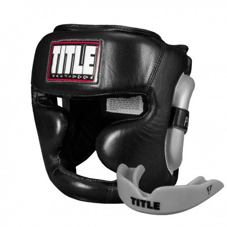 Боксерский шлем TITLE Platinum Premier Full 2.0 Black
