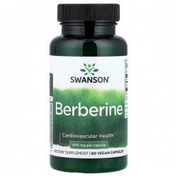Berberine, Swanson, 60 капсул