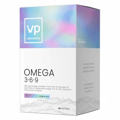 Omega 3-6-9, VPlaborotory, 60 капсул