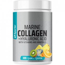 Sporter Marine Collagen + Hyaluronic Acid, 300 г