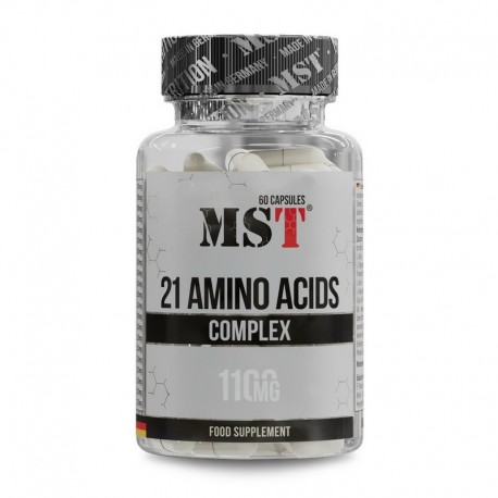 21 Amino Acids Complex, MST, 60 капсул