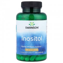 Inositol, Swanson, 600 мг, 100 капсул
