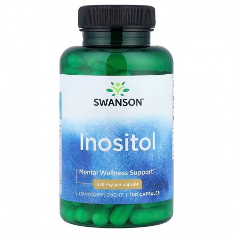 Inositol, Swanson, 600 мг, 100 капсул